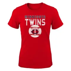 MLB Minnesota Twins Girls' Crew Neck T-Shirt