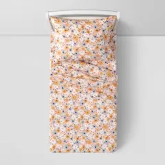 Toddler Vintage Floral Print Cotton Kids' Sheet Set - Pillowfort&trade;