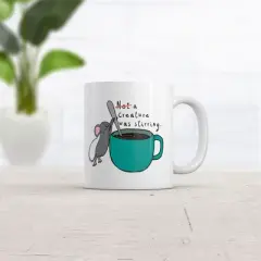 Crazy Dog Not A Creature Was Stirring Mug Funny Sarcastic Funny Sarcastic Graphic Novelty Coffee Cup-11oz
