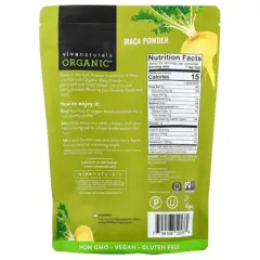 Viva Naturals Organic Gelatinized Maca Powder, 1 lb (454 g)