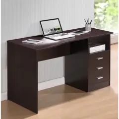 Classic Computer Desk with Multiple Drawers - Techni Mobili