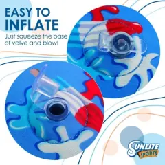 Sunlite Sports Ultra Comfort Pool Hammock Float, Soft Thick Fabric, Water Hammock Raft & Lounge Chair, for People 4' to 6' &ndash; Purple Large