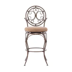 Big and Tall Mila Barstool Bronze - Powell Company