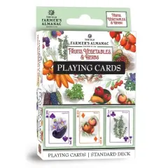 MasterPieces Officially Licensed Farmer's Almanac Fruits Playing Cards - 54 Card Deck for Adults