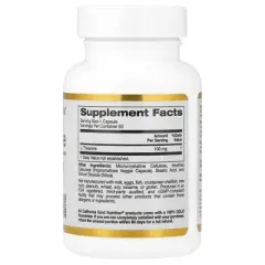 California Gold Nutrition L-Theanine, Featuring AlphaWave&reg;, 100 mg, 60 Veggie Capsules