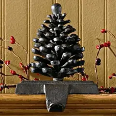 Park Designs Pinecone Stocking Hanger Iron - Set of 2