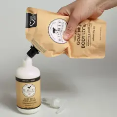 Dionis Goat Milk Body Lotion Refill Pouch Vanilla Bean, 16.9 oz