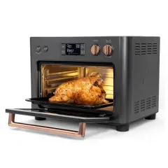 CAFE Couture 24qt Oven with Air Fry - Matte Black: GE Appliances Toaster Oven Countertop, Convection, Freestanding