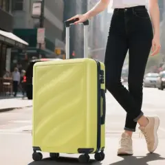 Gulches 3-Piece Luggage Set: Lightweight ABS Suitcases w/Spinner Wheels, TSA Lock & Ergonomic Handle for Travel