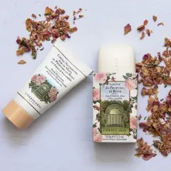 L'Erbolario Rose Perfumed Nourishing Hand Cream - Hand Cream for Dry Skin - 2.5 oz 