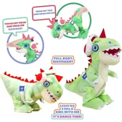 Eolo Party Pets DJ Rex Electronic Plush With Movement and Sound