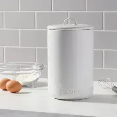 Stoneware Hand Lettered Canister - Threshold&trade;