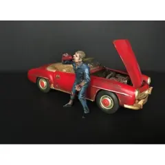 Zombie Mechanic Figurine III for 1/24 Scale Models by American Diorama