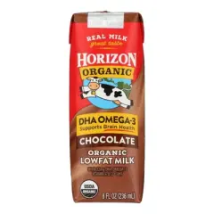 Horizon Organic Low Fat Chocolate Milk - Case of 12/8 oz