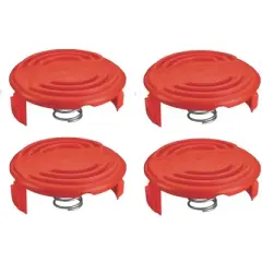 Black and Decker 4 Pack of Genuine OEM Replacement Spool Caps - RC100P-4PK