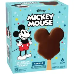 Disney Mickey Mouse Ice Cream Bars - 6ct/18 fl oz