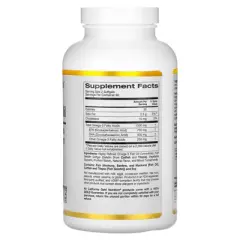 California Gold Nutrition Norwegian Omega-3 Fish Oil with EPA/DHA, Natural Lemon, 180 Softgels