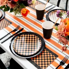 Jollity & Co. - Check It! Halloween Large Napkins - Pack of 16 Paper Napkins