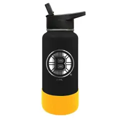 NHL Boston Bruins 32oz Thirst Hydration Water Bottle