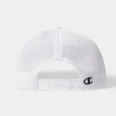 Champion Adult Phys Ed Twill Trucker Hat - White