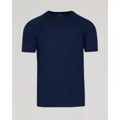 Men's Navy Active Mesh Crew - True Classic
