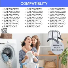 Nispira 5304513574 Dryer Lint Screen Compatible With Electrolux Frigidaire Dryer Ultra Durable Replacement Repair Parts, 2 Packs