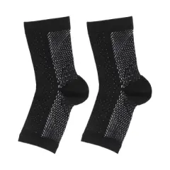 Unique Bargains Portable Ankle Brace Socks 1 Pair