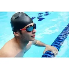 Sunlite Sports UltraFIT Swim Goggles for Adults &ndash; Anti-Fog, UV Protection, Mirror Lens, Soft Gasket, Racing & Training Fit