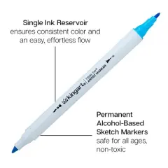 KINGART Twin-Tip Sketch Markers 36 Colors