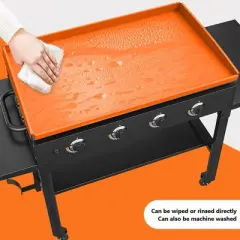 Reusable Silicone Griddle Mat,High Edge Design Outdoor Cooking Tools Accessories,Protect Griddle From Rodents Debris Rust