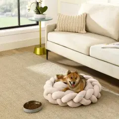 Sam's Pets Ivy 20'' Dog Bed in Beige