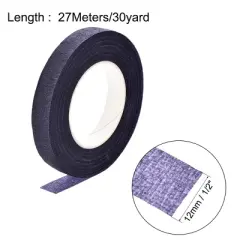 Unique Bargains 1/2-inch Wide 30Yard Floral Tape Flower Adhesives Floral Arrangement Kits Purple 4 Roll