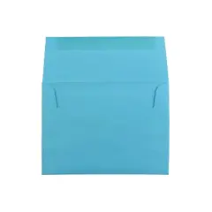 JAM Paper A6 Colored Invitation Envelopes 4.75 x 6.5 Blue Recycled Bulk 250/Box (94523H)
