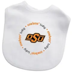 Baby Fanatic 2 Piece Bid and Shoes - NCAA Oklahoma State Cowboys - White Unisex Infant Apparel