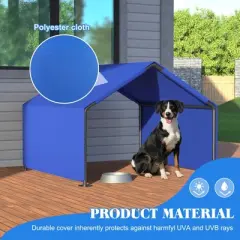 ORRD Outdoor Dog Shade Tent, Waterproof Sun Shelter for Small & Medium Pets &ndash; Blue