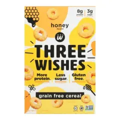 Three Wishes Honey Grain Free Cereal - Case of 6/8.6 oz