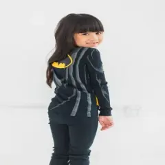 DC Comics Justice League Robin Cosplay Pajama Shirt and Pants Sleep Set Little Kid to Big Kid