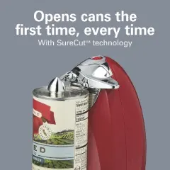 Beach Automatic Can Opener, Electric with Auto Shutoff & Knife Sharpener