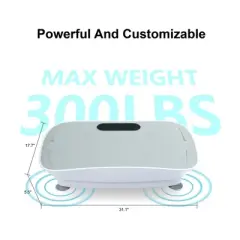 NAYSAYE Exercise Trainers Full Body Training Platform Multiple Intensity Levels for Home Fitness, Gray, 22.8"*13"*4.7"