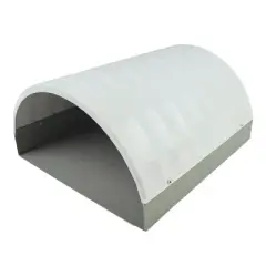 Standi Toys 1/64 White and Gray Plastic Hoop Shed ST395