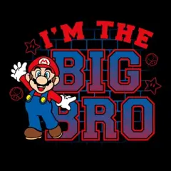 Toddler's Nintendo Big Bro Mario T-Shirt