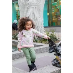 Star Wars The Mandalorian Star Wars The Child Baby Girls Fleece Sweatshirt and Leggings Outfit Set Infant