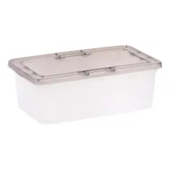IRIS Snap Top Plastic Storage Bin