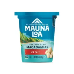 Mauna Loa Dry Roasted Macadamias with Sea Salt - 4oz