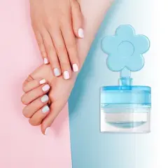 Unique Bargains Flower Nail Art Stamp 2 Pcs