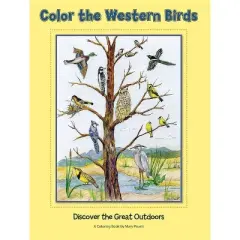 Color the Western Birds - (Pruett) (Paperback)