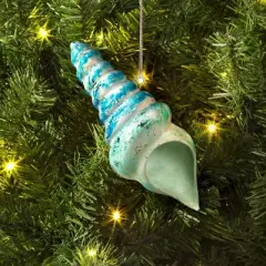 Christmas Blue Sea Shell Ornament - Wondershop&trade;