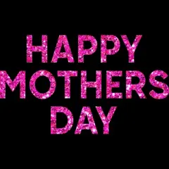 Junior's Design By Humans Happy Mother's Day Confetti Text By MeowShop T-Shirt