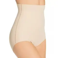 TC Fine Intimates Sleek Essentials High Waist Shaping Brief, Warm Beige