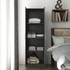 Rayborn Small Wood Kitchen Pantry with 2 Doors and 4 Shelves - Hillsdale Furniture